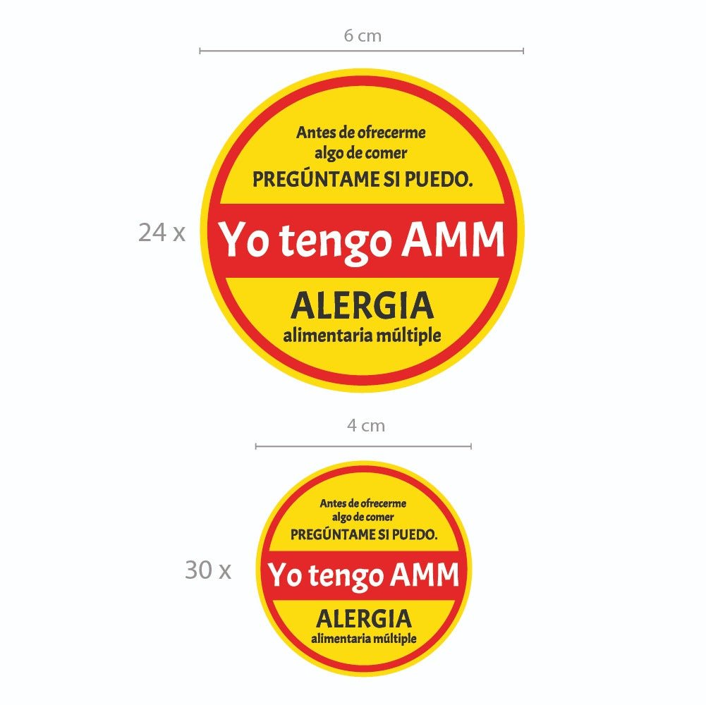 Yo tengo Alergia Alimentaria Múltiple - Marca2